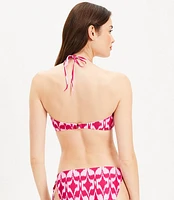 LOFT Beach Ikat Keyhole Bandeau Bikini Top