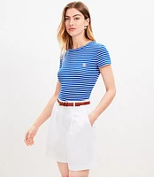 Sun Stripe Ribbed Tee