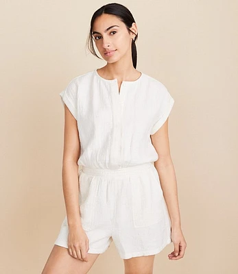 Lou & Grey Triple Cloth Romper