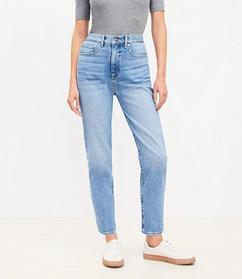 Curvy High Rise Slim Jeans Mid Vintage Wash