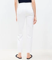 Petite Curvy High Rise Slim Jeans in White