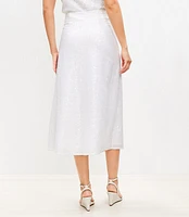 Petite Sequin Midi Skirt