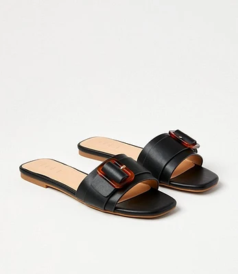 Buckle Slide Sandals