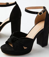 Knotted Platform Heels