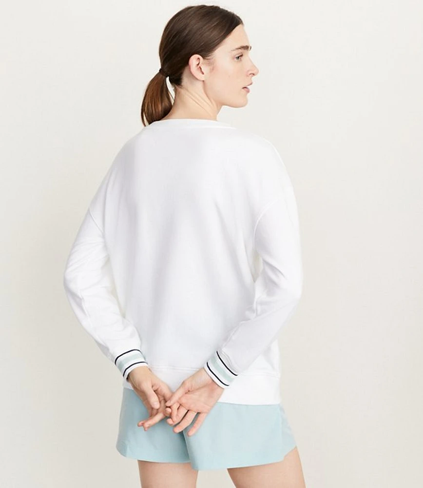 Lou & Grey Malibu Cozy Cotton Sweatshirt