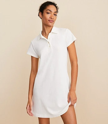 Petite Lou & Grey Pique Polo Mini Dress