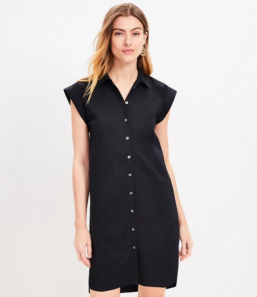 Tall Dolman Mini Shirtdress