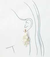 Pearlized Chandelier Earrings