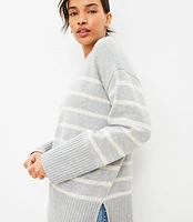 Striped Modern Tunic Sweater