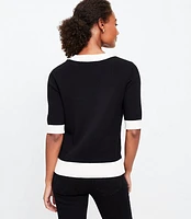 Tipped Pocket Sweater Tee