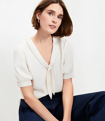 Tie Neck Blouse