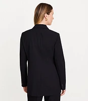 LOFT Versa Seasonless Stretch Double Breasted Blazer