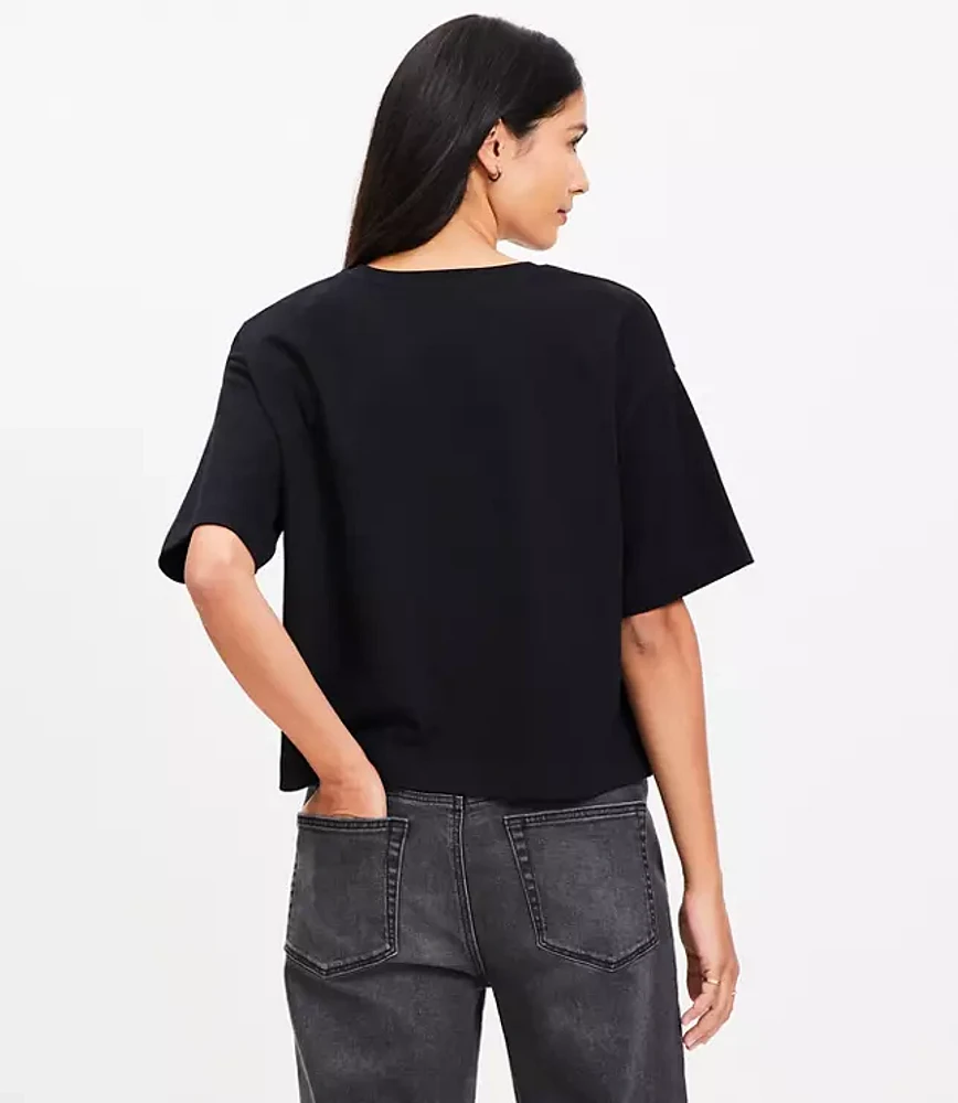Petite Jersey Modern Tee