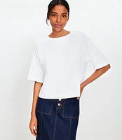 Petite Jersey Modern Tee