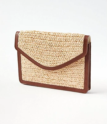 Raffia Clutch