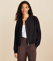 Lou & Grey Abbreviated Bomber Jacket