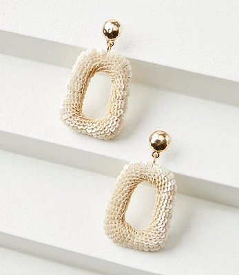 Sequin Statement Earrings