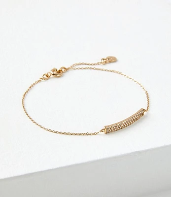 Demi Fine Pave Bar Bracelet