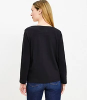 Shoulder Snap Top