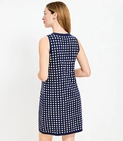 Dotted Mini Shift Dress