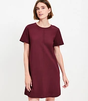 Petite Ponte Pocket Mini Dress