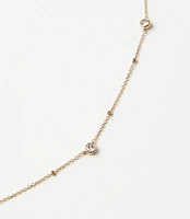 Demi Fine Scattered Pave Necklace