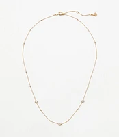 Demi Fine Scattered Pave Necklace