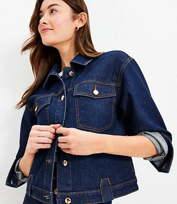 Tailored Denim Jacket Classic Rinse Wash