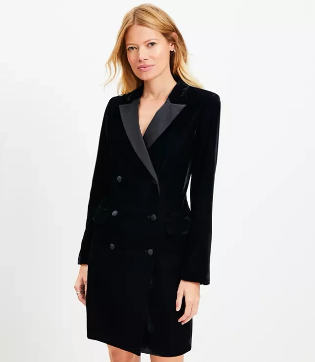 Loft Velvet Blazer Mini Pocket Dress | Hawthorn Mall Loft Velvet Blazer Mini Pocket Dress | Hawthorn Mall