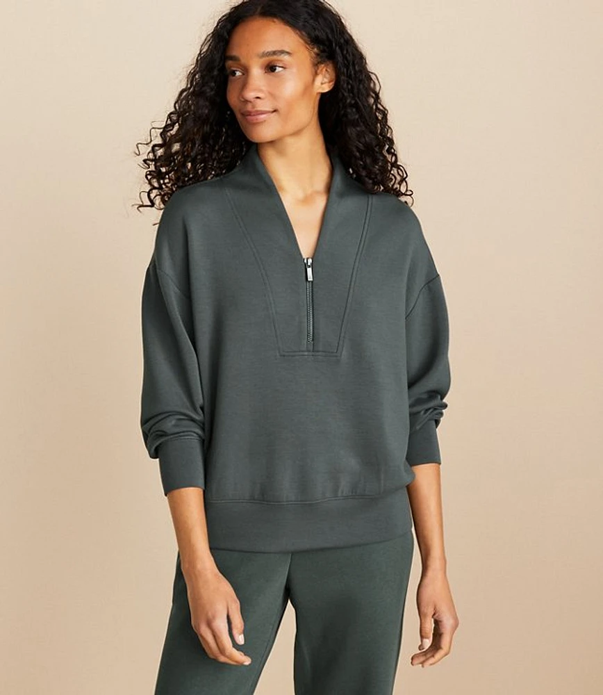 Lou & Grey Scubasoft Half Zip Sweatshirt