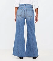 Curvy High Rise Super Flare Jeans Vintage Indigo Wash