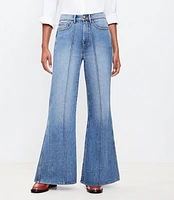 Curvy High Rise Super Flare Jeans Vintage Indigo Wash