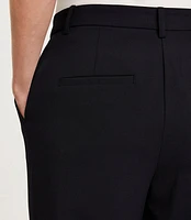 Curvy LOFT Versa Seasonless Stretch Double Pleat Taper Pant