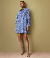 Bloom Chambray Mini Pocket Shirtdress