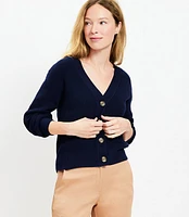 Petite V-Neck Cardigan