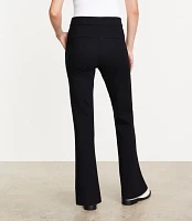 Petite LOFT Versa Ponte Deluxe Flare Pants