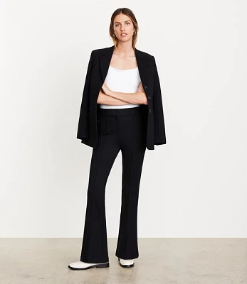 Petite LOFT Versa Ponte Deluxe Flare Pants