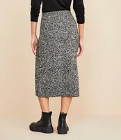 Lou & Grey Marled Flare Midi Skirt