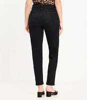 Curvy High Rise Slim Jeans Washed Black