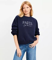 Paris Je T'aime Terry Sweatshirt