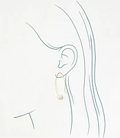 Pearlized Pull Through Earrings