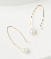 Pearlized Pull Through Earrings