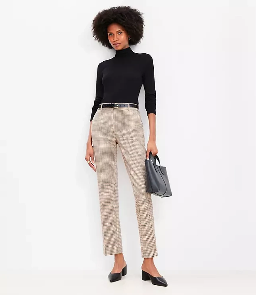 Petite Riviera Slim Pants in Plaid