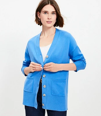 V-Neck Pocket Cardigan