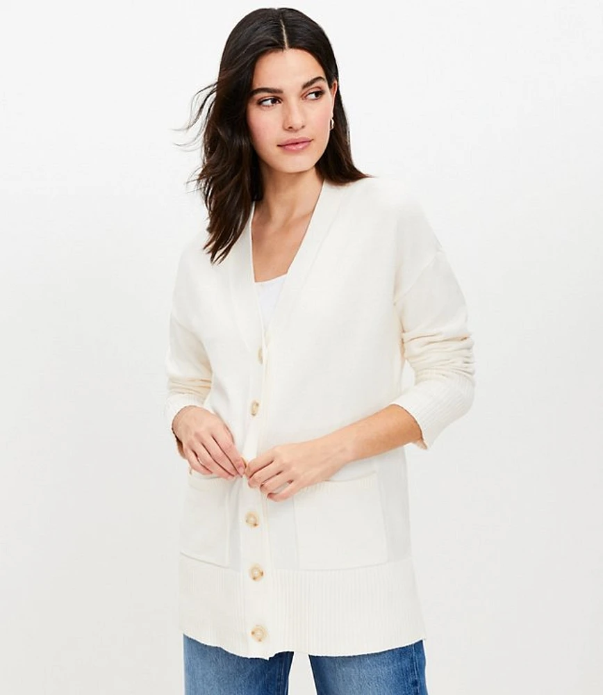 V-Neck Pocket Cardigan