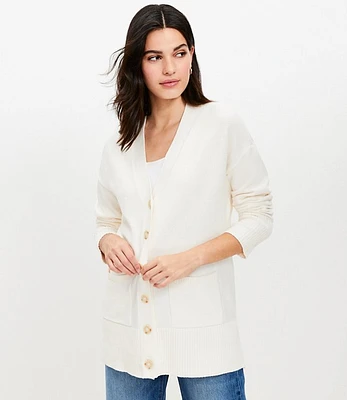 V-Neck Pocket Cardigan