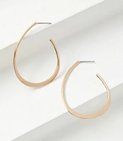 Teardrop Hoop Earrings