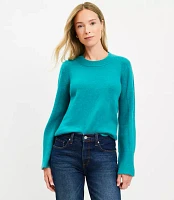 Petite Ribtrim Flare Sleeve Sweater