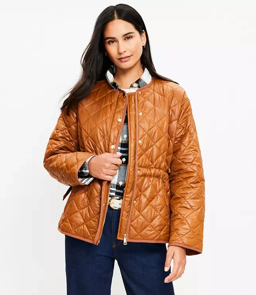 Petite Quilted Field Jacket