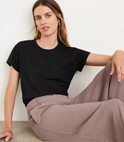 Petite LOFT Versa 360 Knit Relaxed Tee